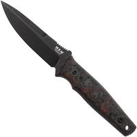 Afbeelding voor MKM TPF Defense MK-TPFD-CFDRD CPM MagnaCut, Dark Matter Carbon Fiber vaststaand mes, Bob Terzuola design