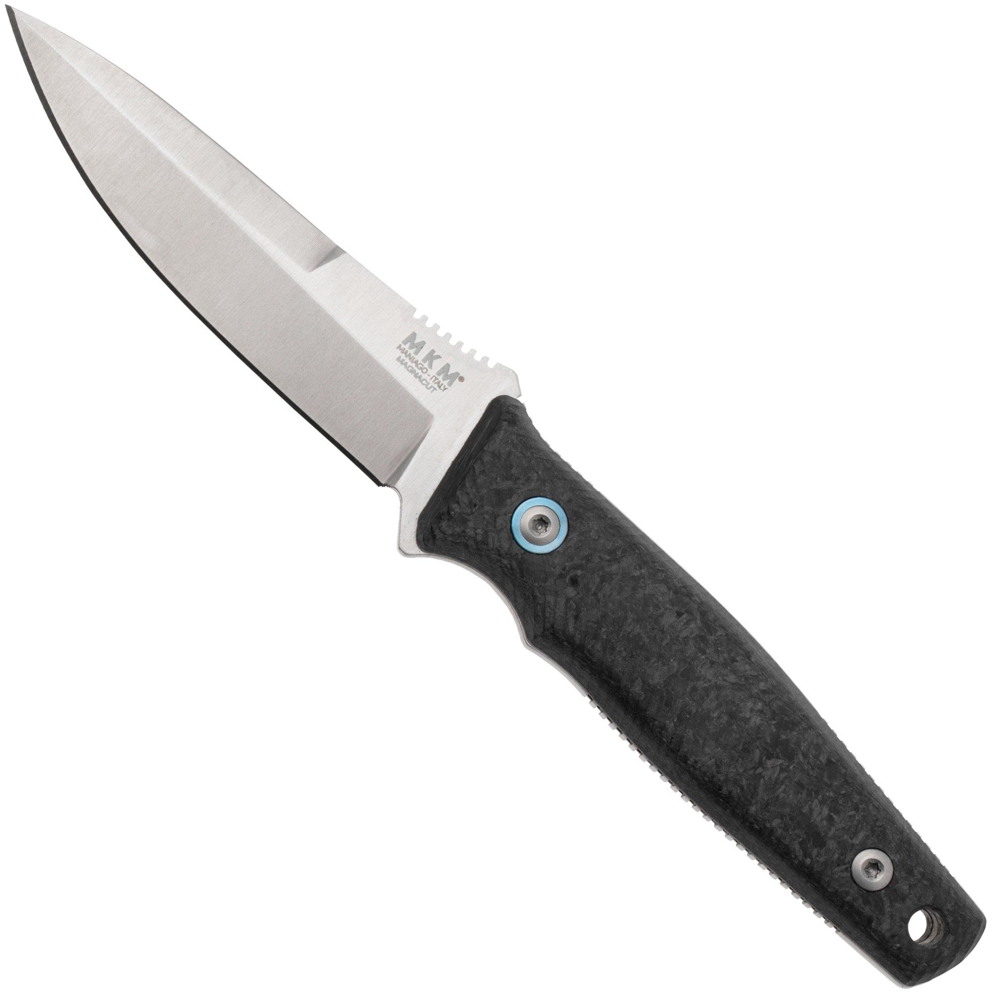 Nóż z głownią stałą MKM TPF Defense MK-TPFD-CF CPM MagnaCut, Marble Carbon Fiber, projekt Bob Terzuola