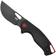 Image for MKM Vincent VCN-GBB Black PVD N690CO, Black G10, Red Aluminum pocket knife, Jesper Voxnaes design