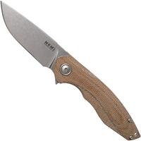 Bild für MKM Timavo VP02-NC Natural Canvas Micarta Stonewash Taschenmesser, Voxnaes Design