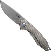 MKM Timavo VP02-T3 Titanium 3D Milled coltello da tasca, Voxnaes design