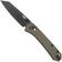 Image pour MKM Yipper YP-GODB Black MagnaCut, OD Green G10 couteau de poche, Ben Petersen design