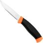 Obraz dla Nóż bushcraftowy Morakniv Companion SRT (S) 11829 Hi-Vis Orange, ostrze częściowo ząbkowane