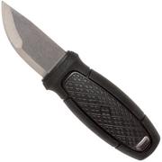 Mora Eldris Black 12629 necker with luxury sheath and firesteel