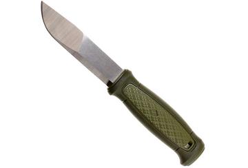 Mora Kansbol 12634 cuchillo de bushcrafting con funda, verde