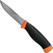 Mora Companion Heavy Duty Burnt Orange stainless, couteau de bushcraft