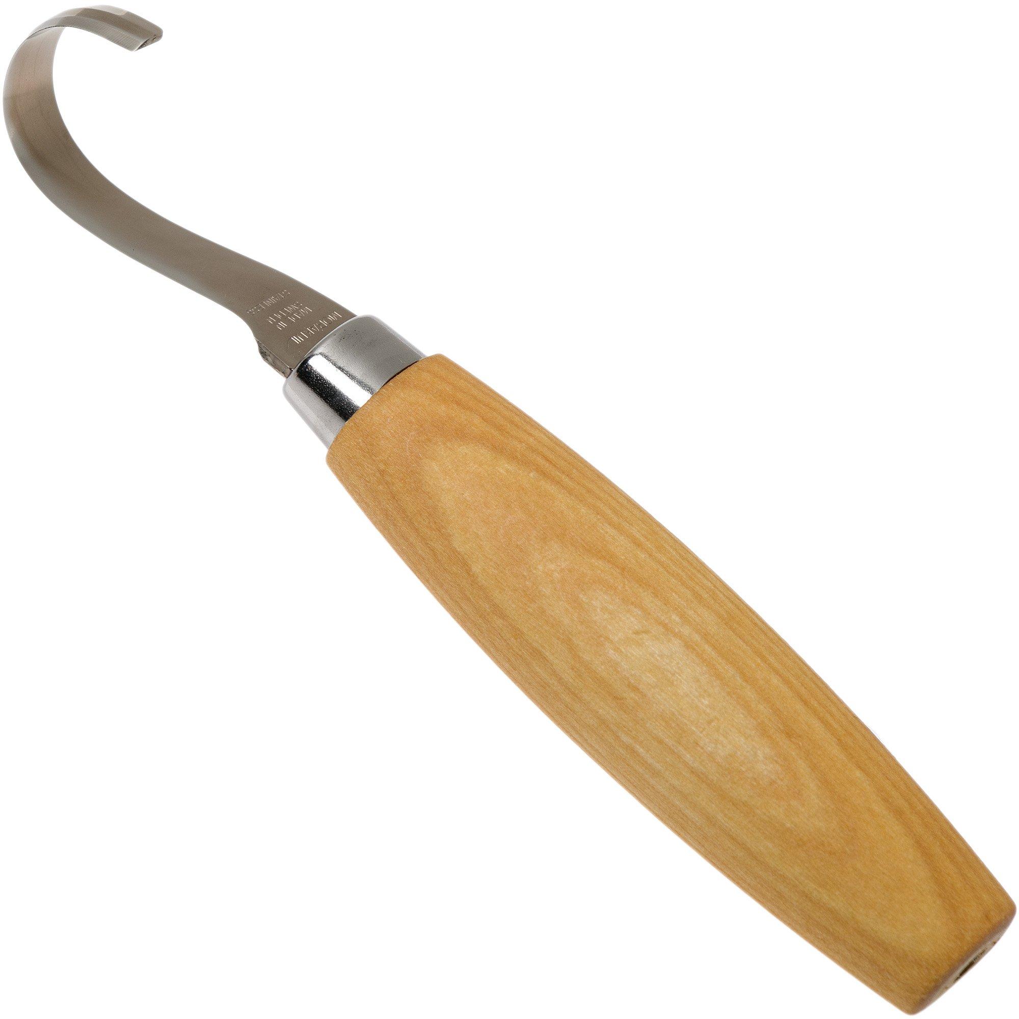 Nóż łyżkowy Morakniv Hook Knife 164 praworęczny, z pochwą