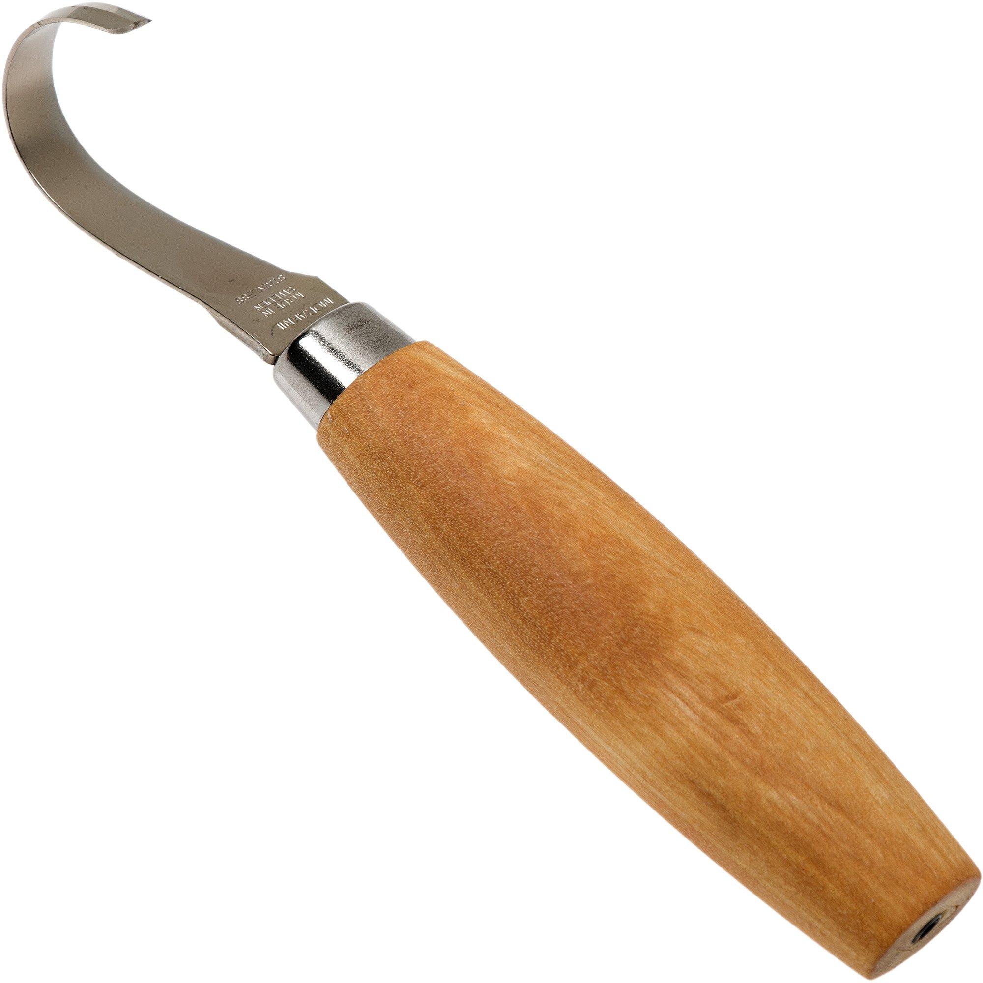 Mora No.164 Left Hand Single Edge Hook Knife w/ Leather Sheath