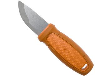 Mora Eldris Burnt Orange 13502 couteau de cou avec étui de luxe et pierre à feu