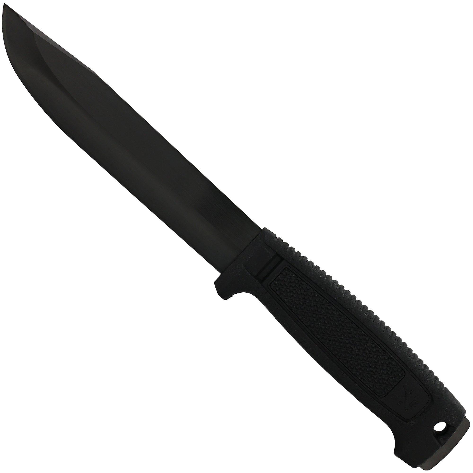 Morakniv Mörkret Black Blade 14701 Black DLC 100Cr6, Pitch Black Polypropene, survivalmes