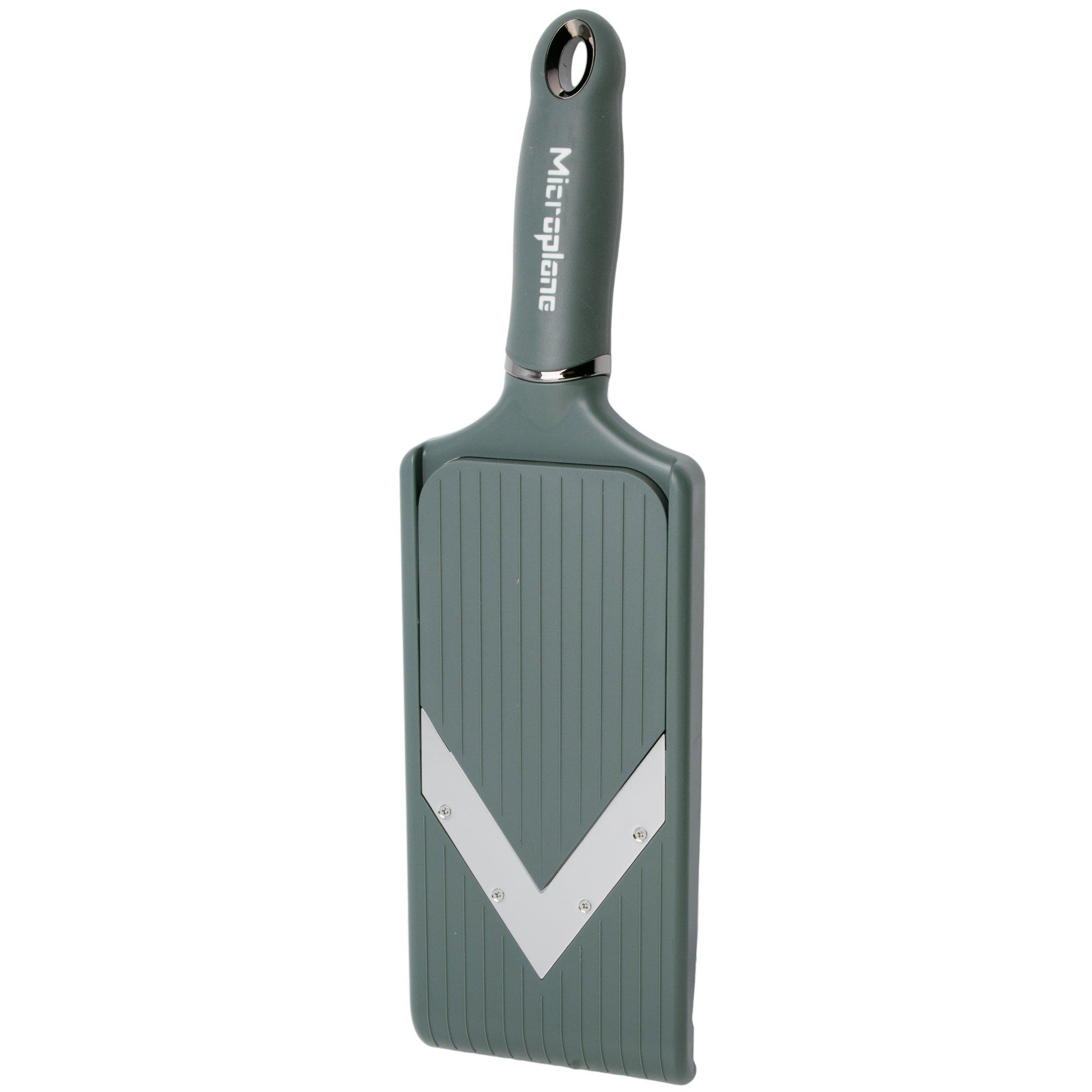 Microplane Adjustable V-Blade 48746 Eucalyptus Green, Mandoline