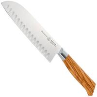 Afbeelding voor Messermeister Oliva Elite E-6610-7K santoku met kuiltjes, 17.8 cm