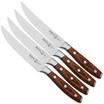 Messermeister Avanta L8684-5-4S, set di coltelli da bistecca 4-pz, legno pakka 