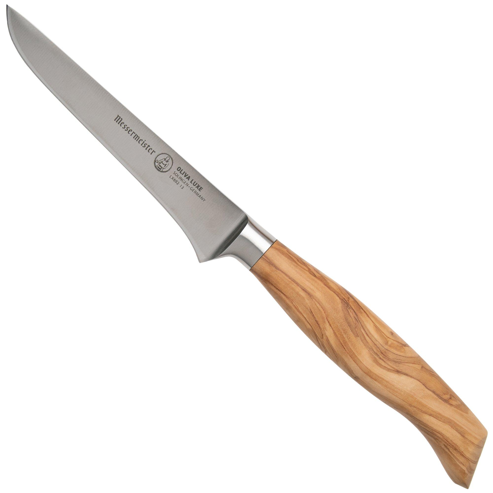 Nóż do trybowania Messermeister Oliva Luxe LX692-13, 13 cm