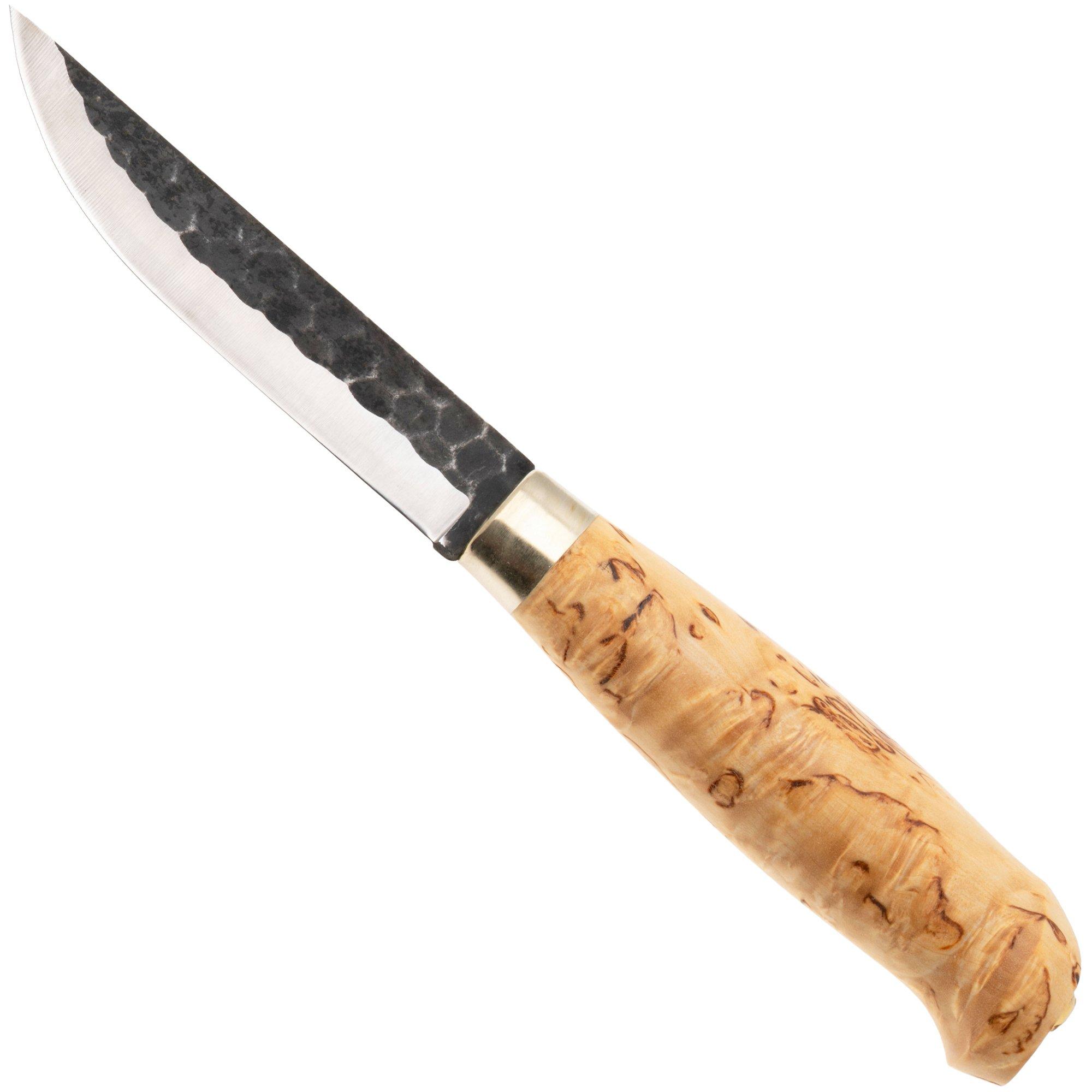 Marttiini Lynx Forged 131012, Brut De Forge 80CrV2, Curly Birch couteau de outdoor