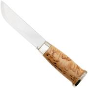 Marttiini Lapp 240010 Stainless, Curly Birch, vaststaand mes
