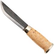 Marttiini Hiilileuku 240012 Carbon Steel, Curly Birch, Fahrtenmesser