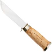 Marttiini Lapp 245010 Stainless, Curly Birch, vaststaand mes