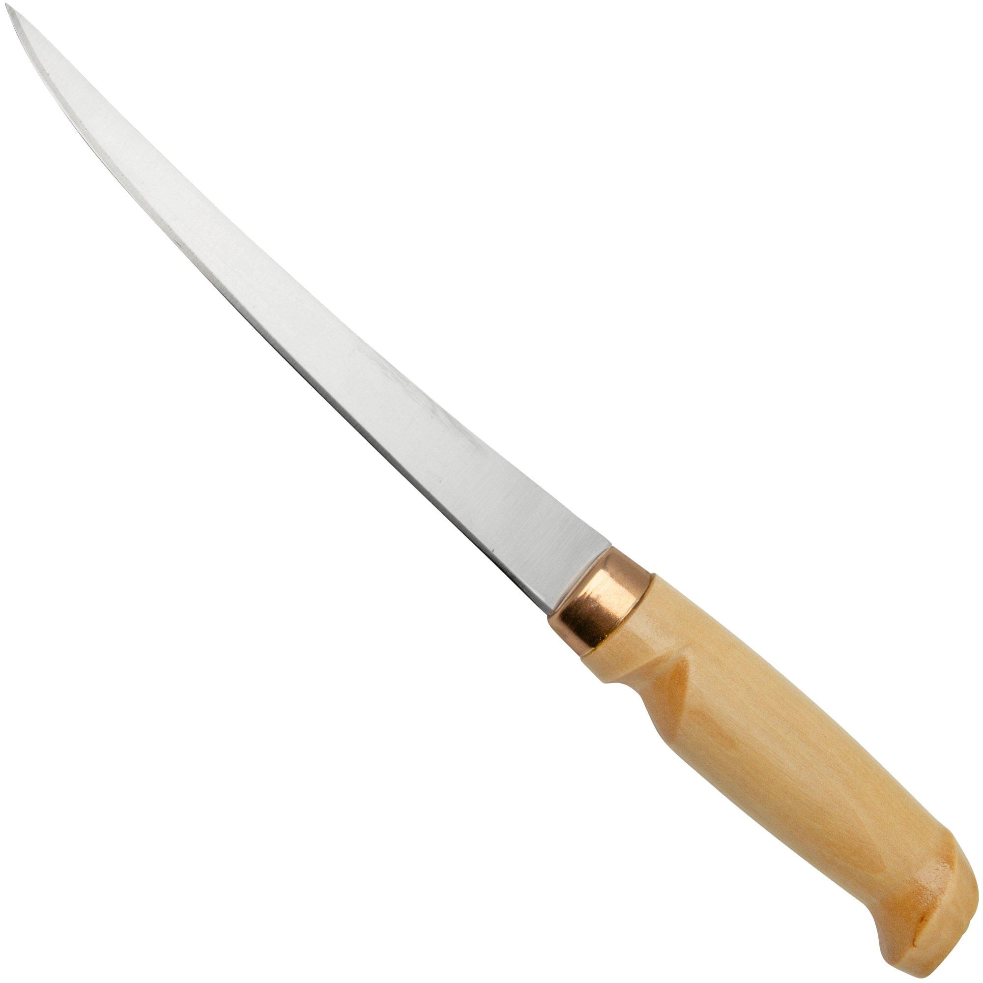 Marttiini Classic Filletting Knife 19, 630010, Stainless, Light Birch, Filetiermesser