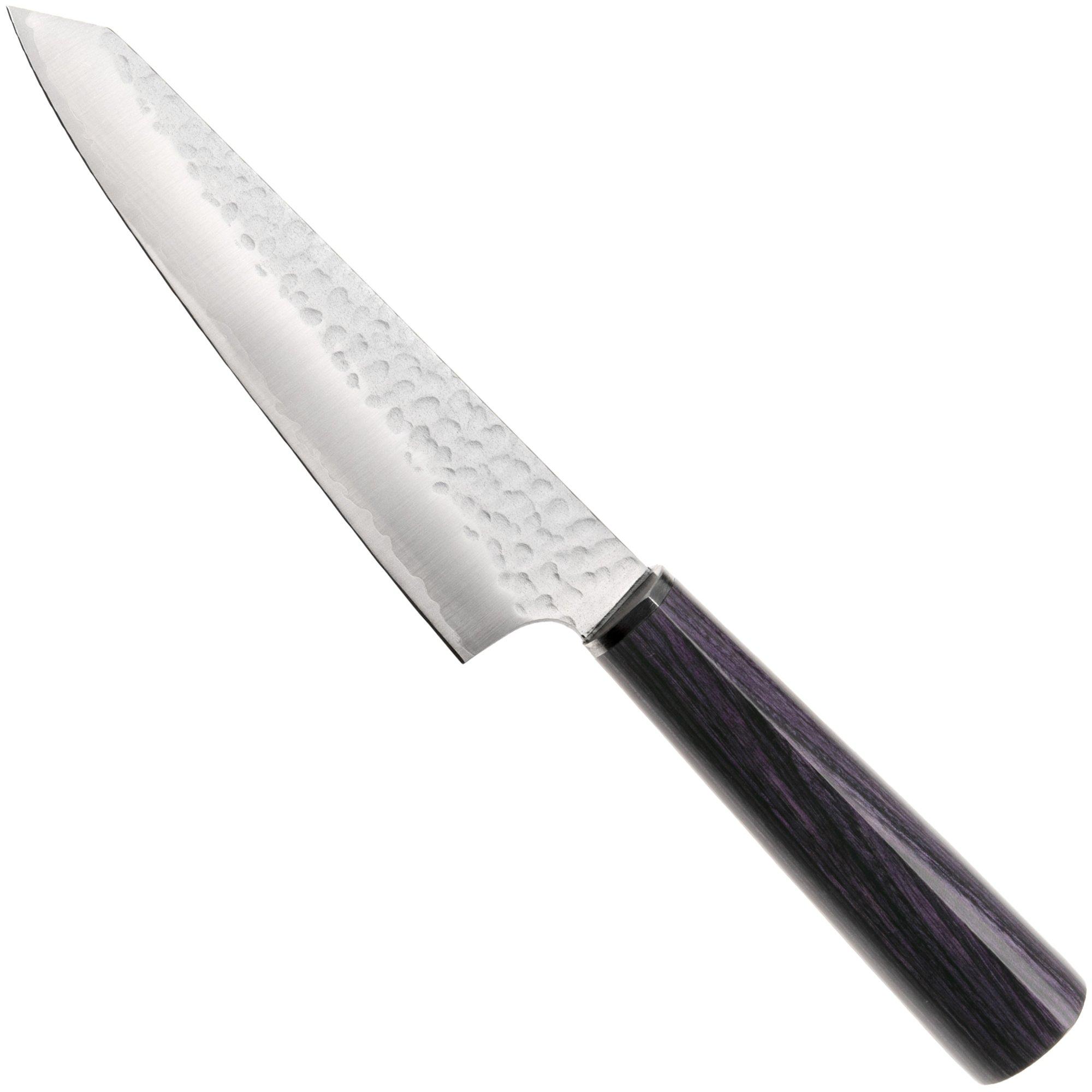 Musashi H862-3 Tsuchime VG-10, Purple Mahogany, kiritsuke petty, 15 cm