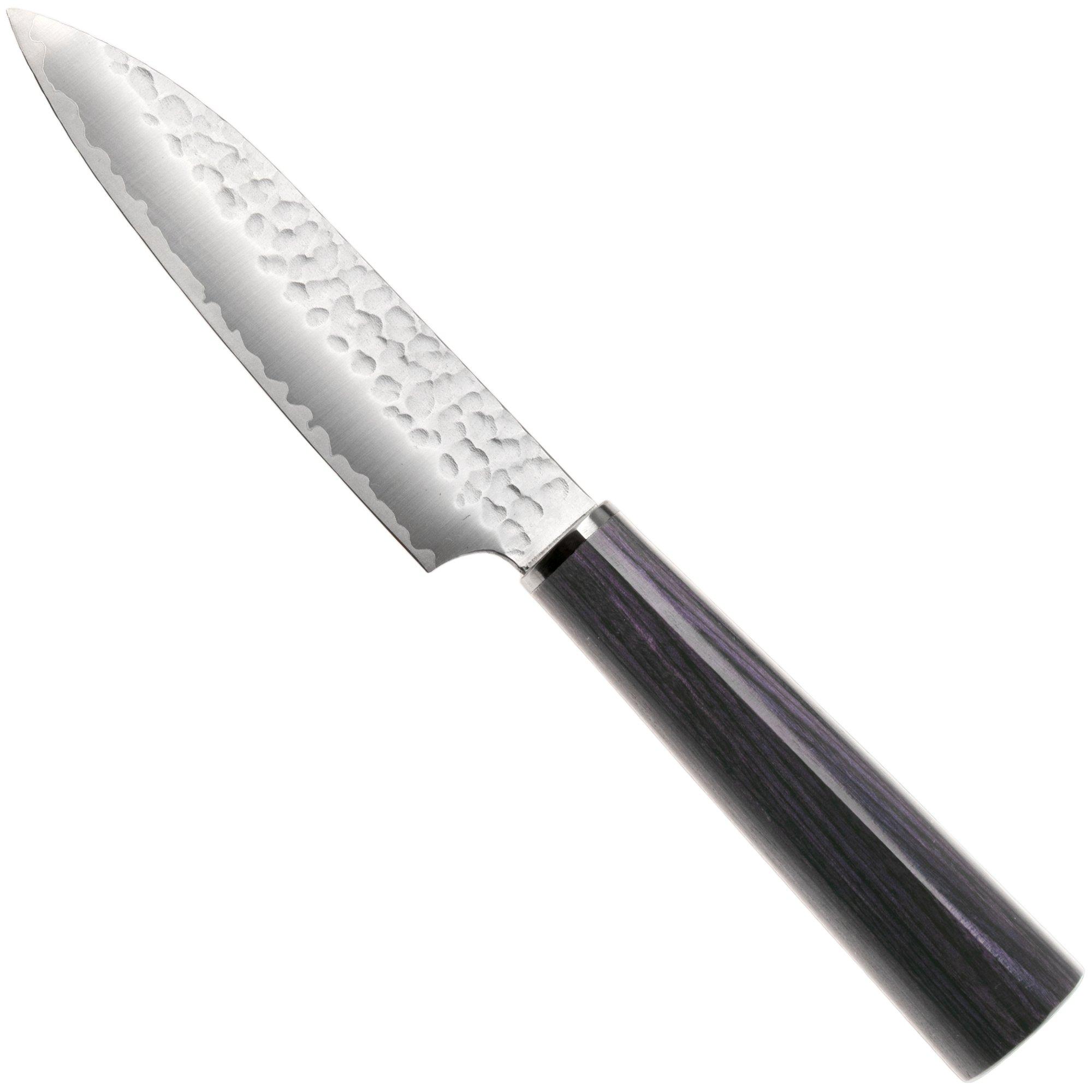 Musashi H989-2 Tsuchime VG-10, Purple Mahogany, petty, 12 cm