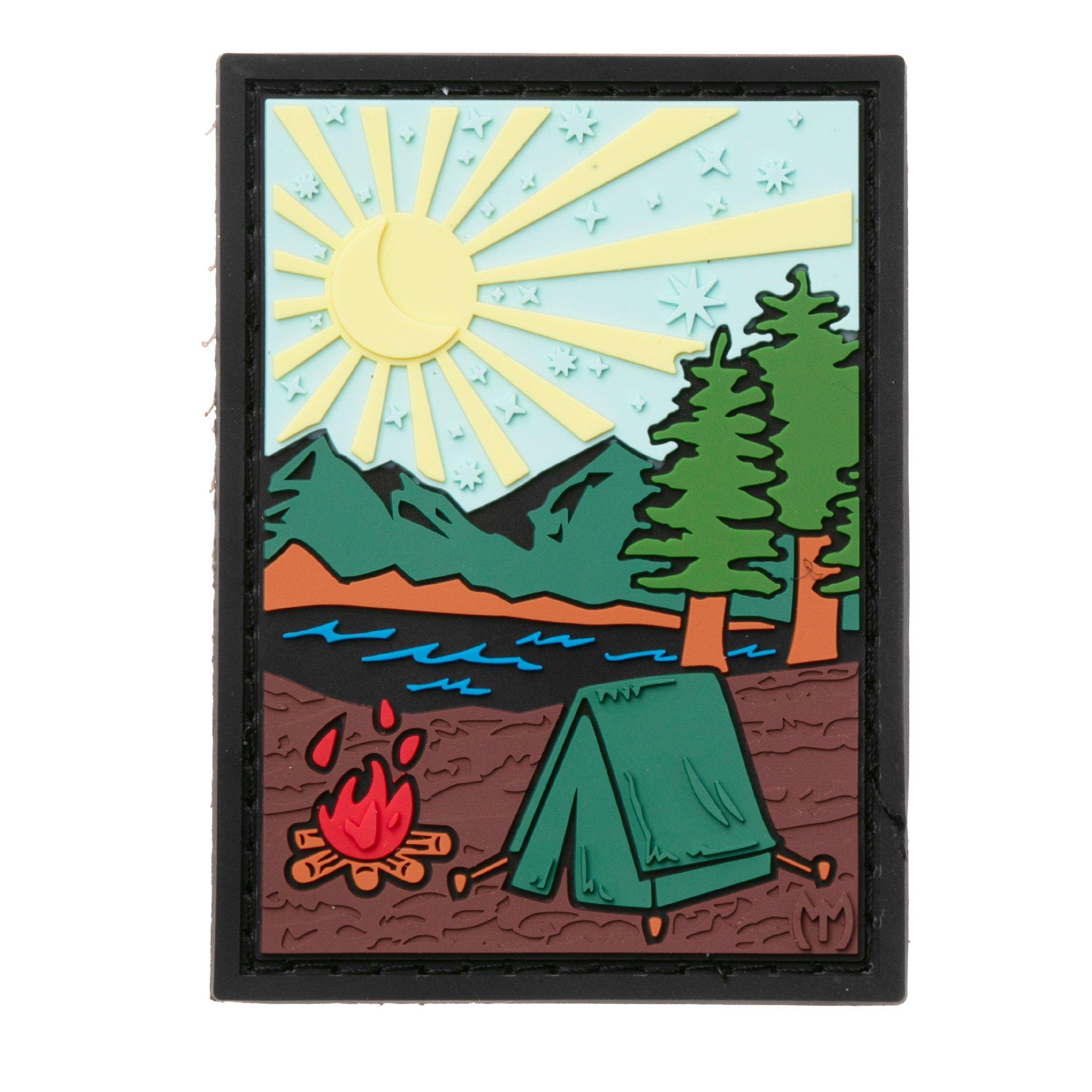 Maxpedition CAMPC Outdoor Camp 3D Morale Patch FULL COLOUR, patch