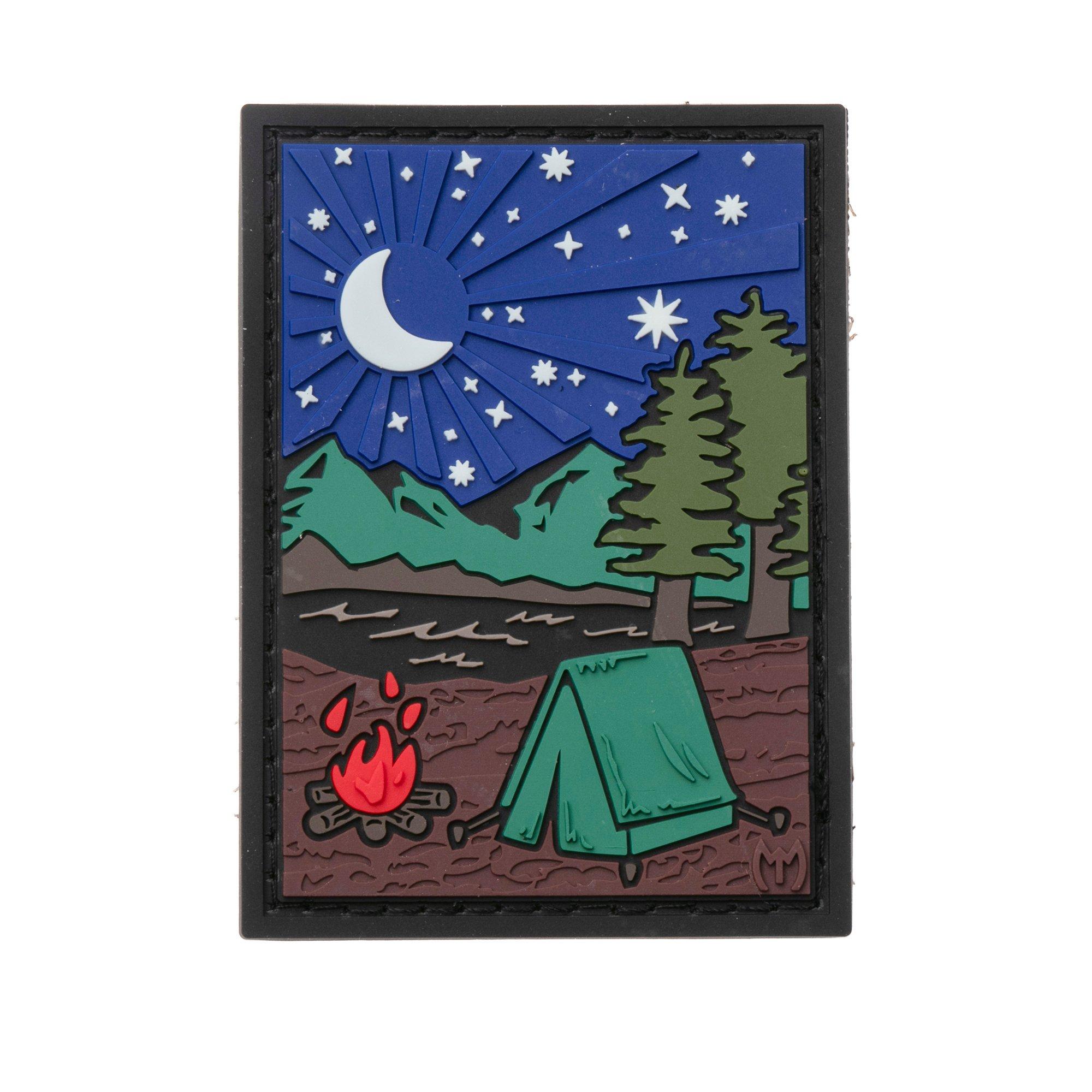 Maxpedition CAMPZ Outdoor Camp 3D Morale Patch GLOW, Patch