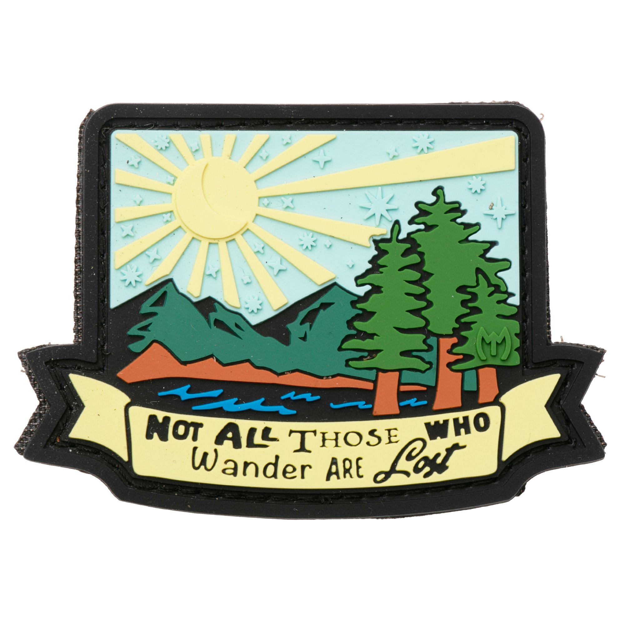 Maxpedition WNDRC Wander Not Lost 3D Morale Patch FULL COLOUR, patch