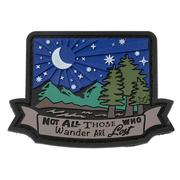 Afbeelding voor Maxpedition WNDRZ Wander Not Lost 3D Morale Patch GLOW, patch