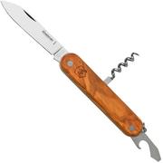 Mercury Multi-Tool Knife 913-3LC Olivenholz, 3 Funktionen, Taschenmesser