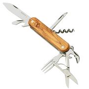 Mercury Multi-Tool Knife 913-7LC Olive Wood, 7 funções, navalha