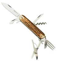 Image pour Mercury Multi-Tool Knife 913-8DC Stag, 8 fonctions, couteau de poche