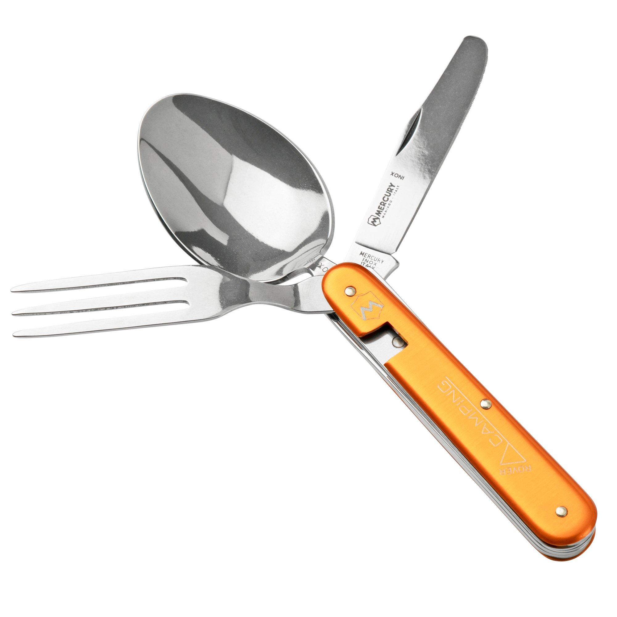 Mercury Rover 992-3AADFC Aluminium orange, Outdoorbesteck