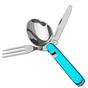 Image for Mercury Rover 992-3ATDFC Turquoise Aluminium, outdoor cutlery