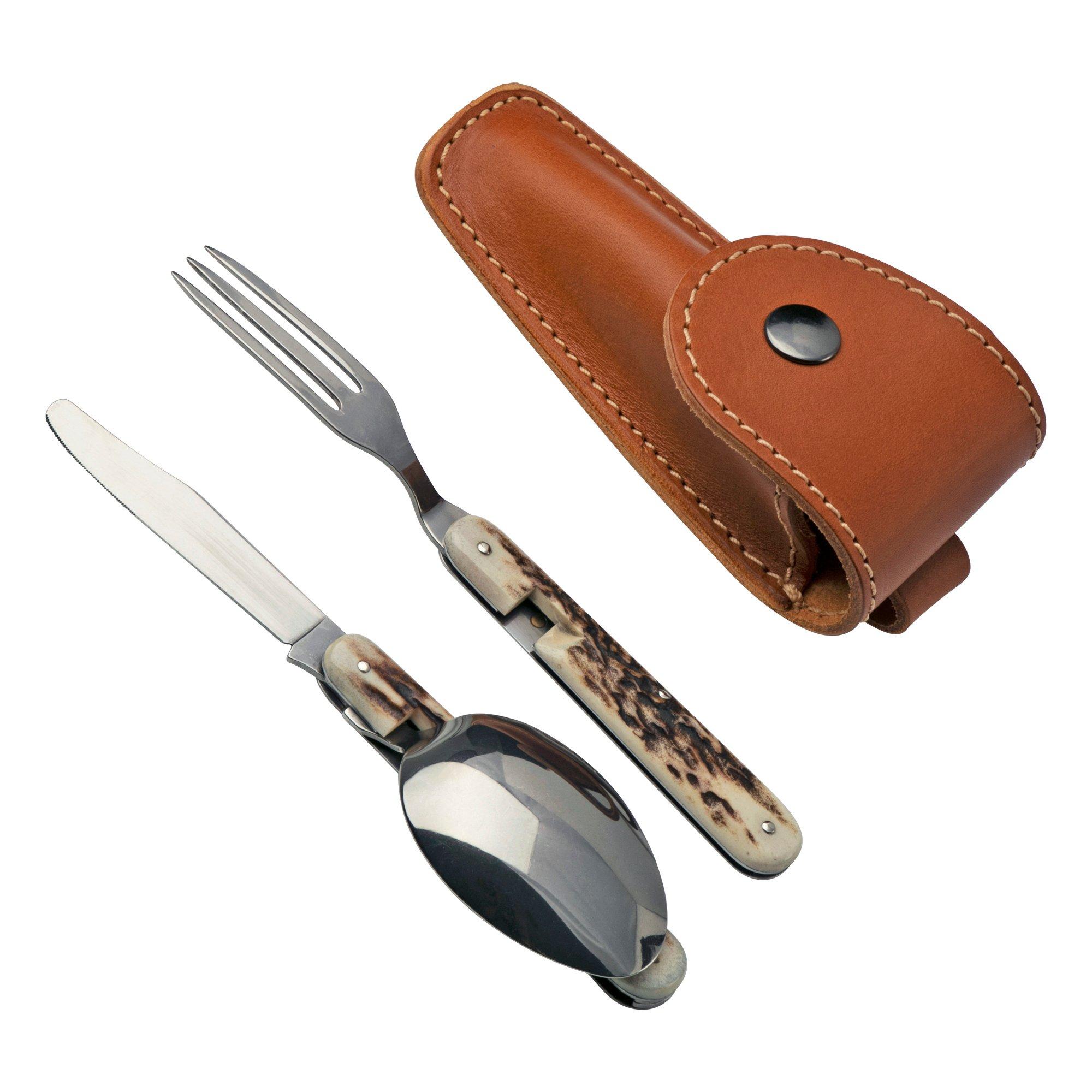 Mercury Trip Set 992-5DC Stag, outdoor cutlery