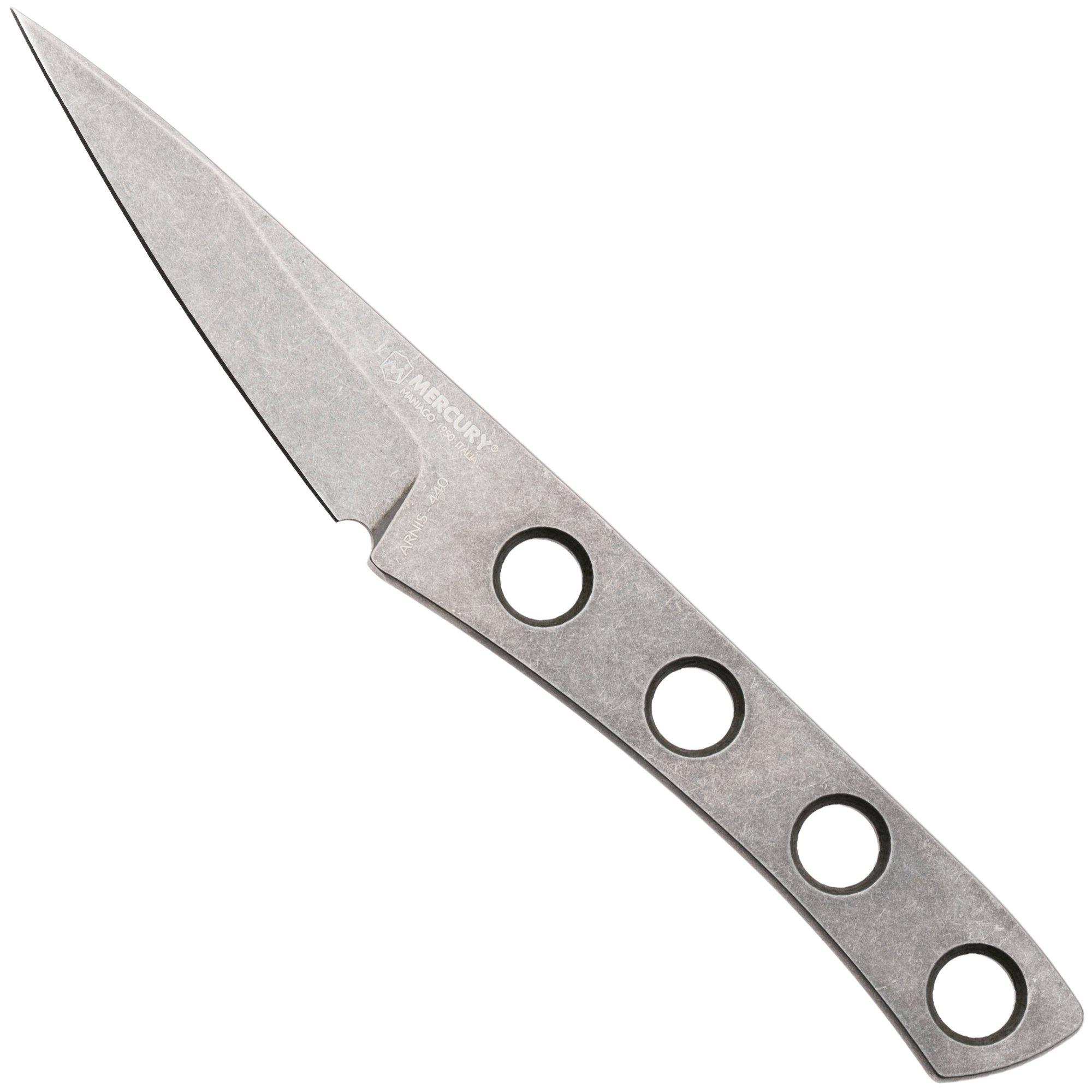 Mercury Arnis 9ARNISSPR-FC 440C Stonewashed, Spear Point, Fahrtenmesser