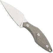 Afbeelding voor Mercury Hawky 9AWK-GCF-C Stonewashed M390, Green Canvas Micarta, vaststaand mes