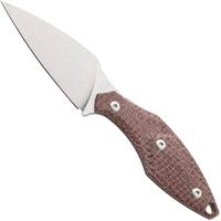 Afbeelding voor Mercury Hawky 9AWK-RBF-C Stonewashed M390, Red Burlap Micarta, vaststaand mes