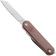 Afbeelding voor Mercury Duca 5 9DUCA5RB-C Stonewashed Elmax, Red Burlap Micarta, zakmes