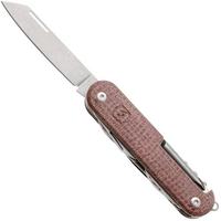 Afbeelding voor Mercury Duca 7 9DUCA7RB-C Stonewashed Elmax, Red Burlap Micarta, zakmes