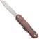 Afbeelding voor Mercury Duca 8 9DUCA8RB-C Stonewashed Elmax, Red Burlap Micarta, zakmes