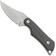 Image pour Mercury Kali N690 Stonewashed Clip Point, Black G10, couteau fixe