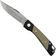 Image for Mercury Luc 9LUCEXSWALCV-C, Elmax, Green Canvas Micarta, pocket knife