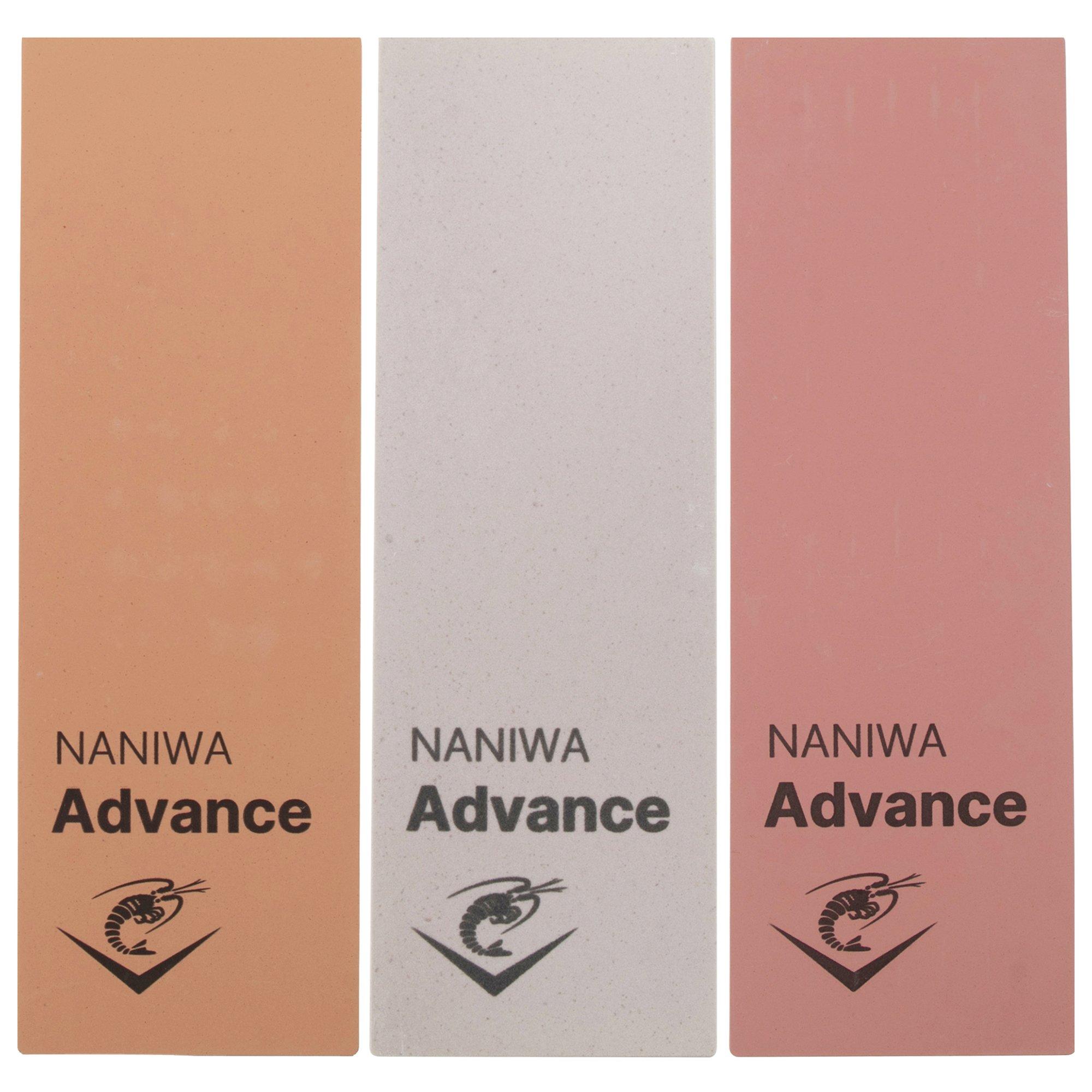 Zestaw ostrzący Naniwa Advance, ziarnistość 220, 800 i 3000