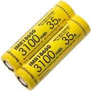 Nitecore IMR18650-accu 35A, 3100mAh, lot de 2