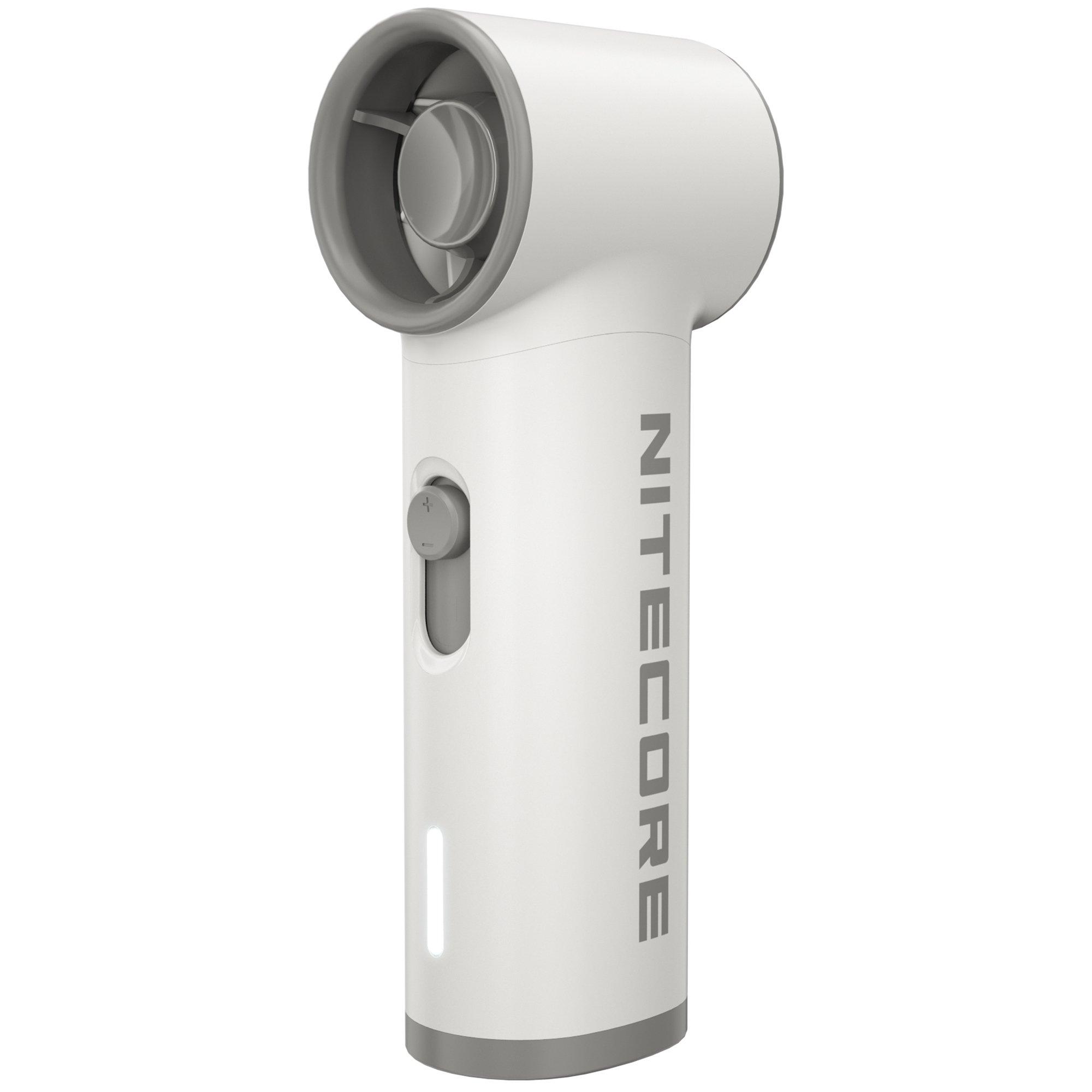 Nitecore NEF01 Lite High-Speed Handheld Fan, Frost White, ventilateur