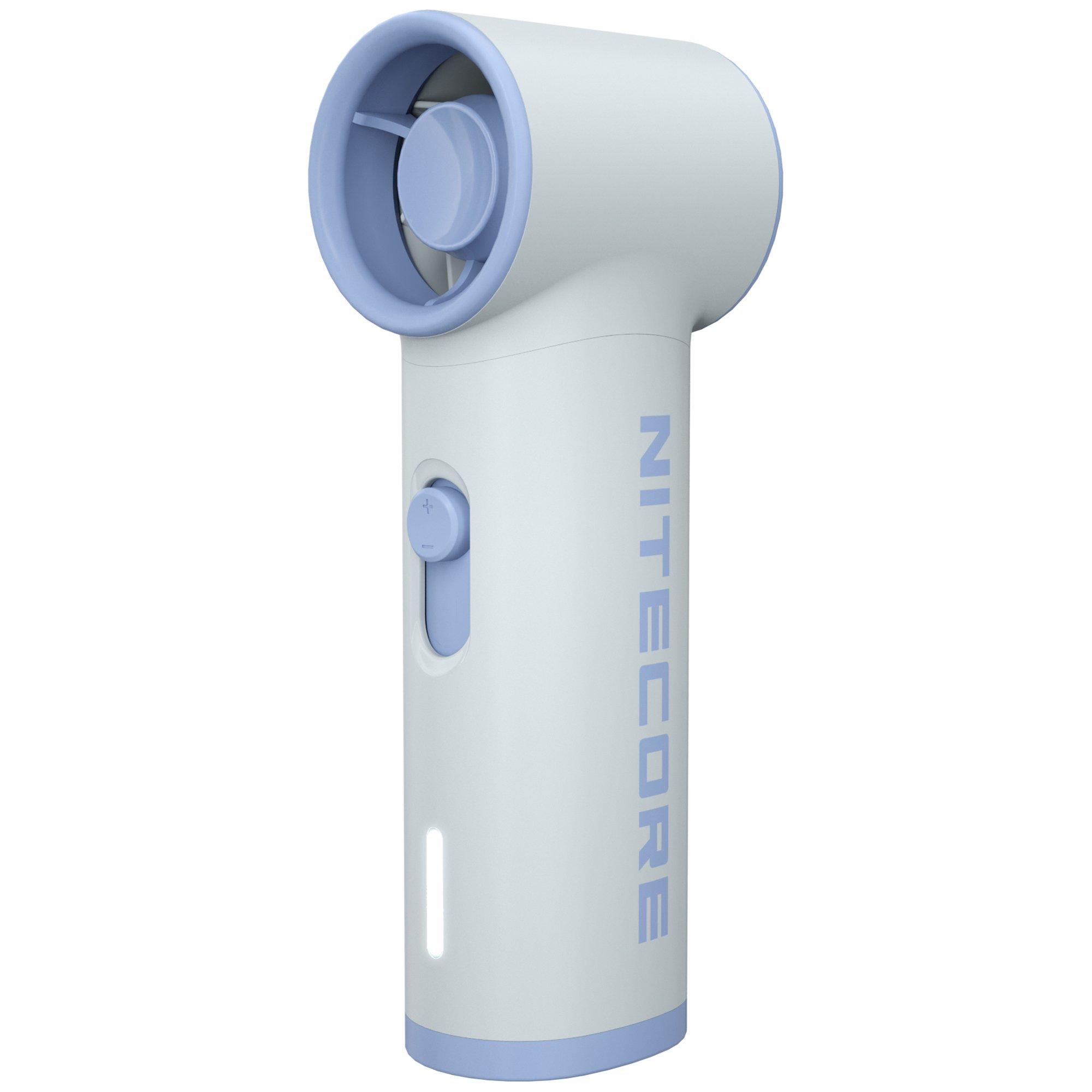 Nitecore NEF01 Lite High-Speed Handheld Fan, Lavender Blue, ventilateur