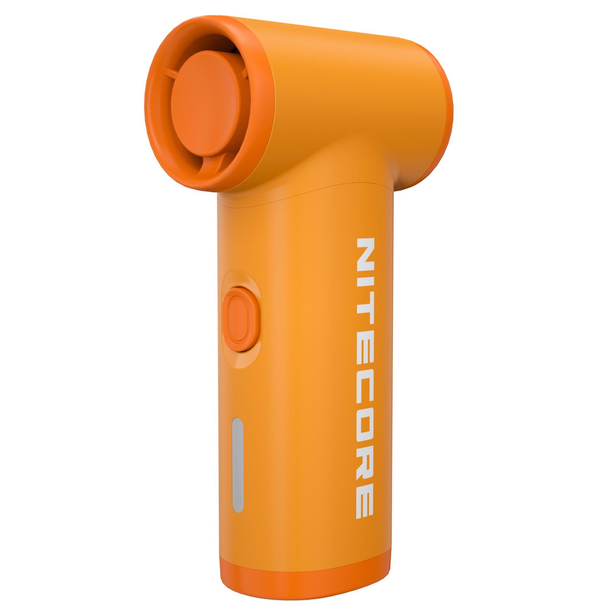 Nitecore NEF Nano High-Speed Handheld Fan, Bright Orange, ventilateur