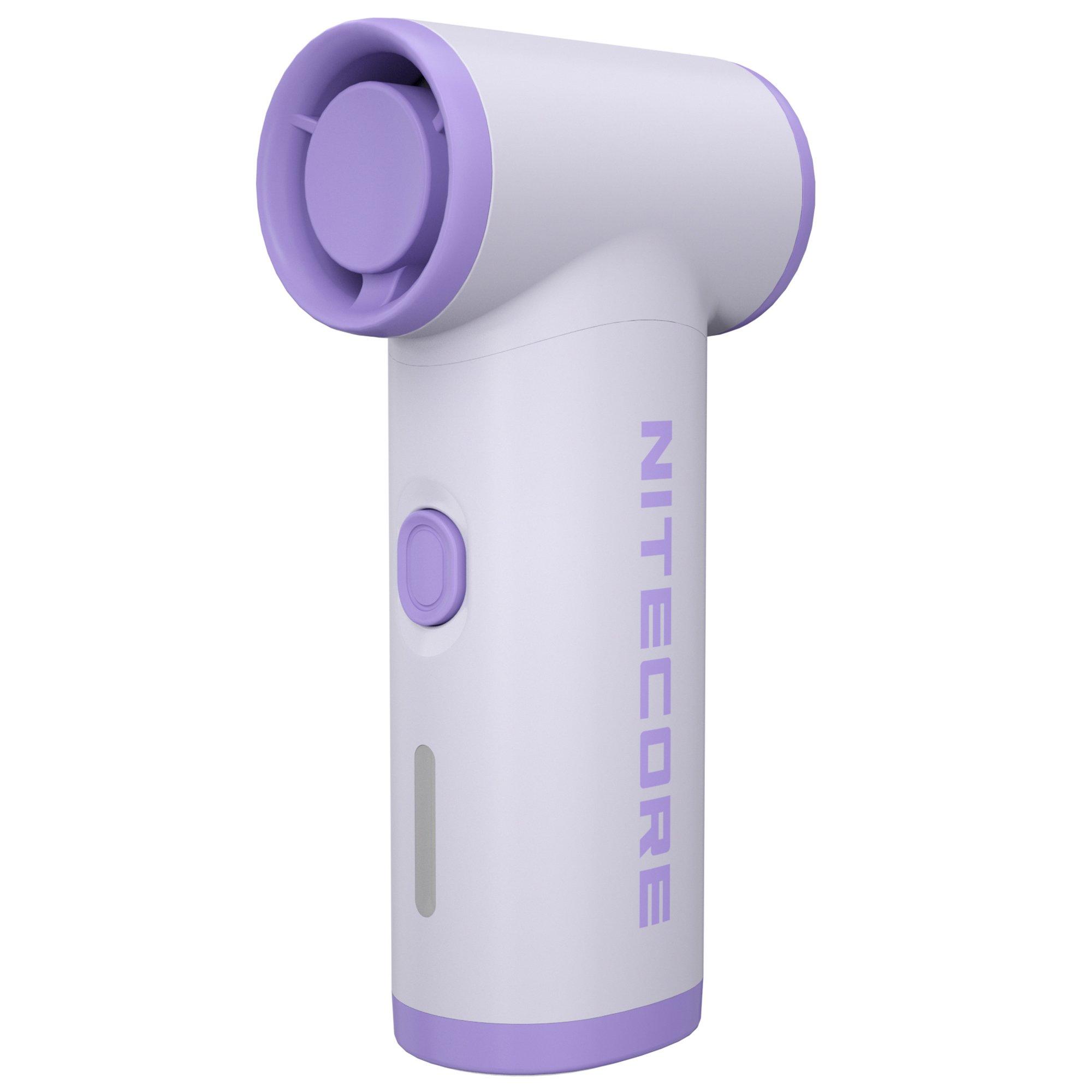 Nitecore NEF Nano High-Speed Handheld Fan, Light Violet, ventilateur