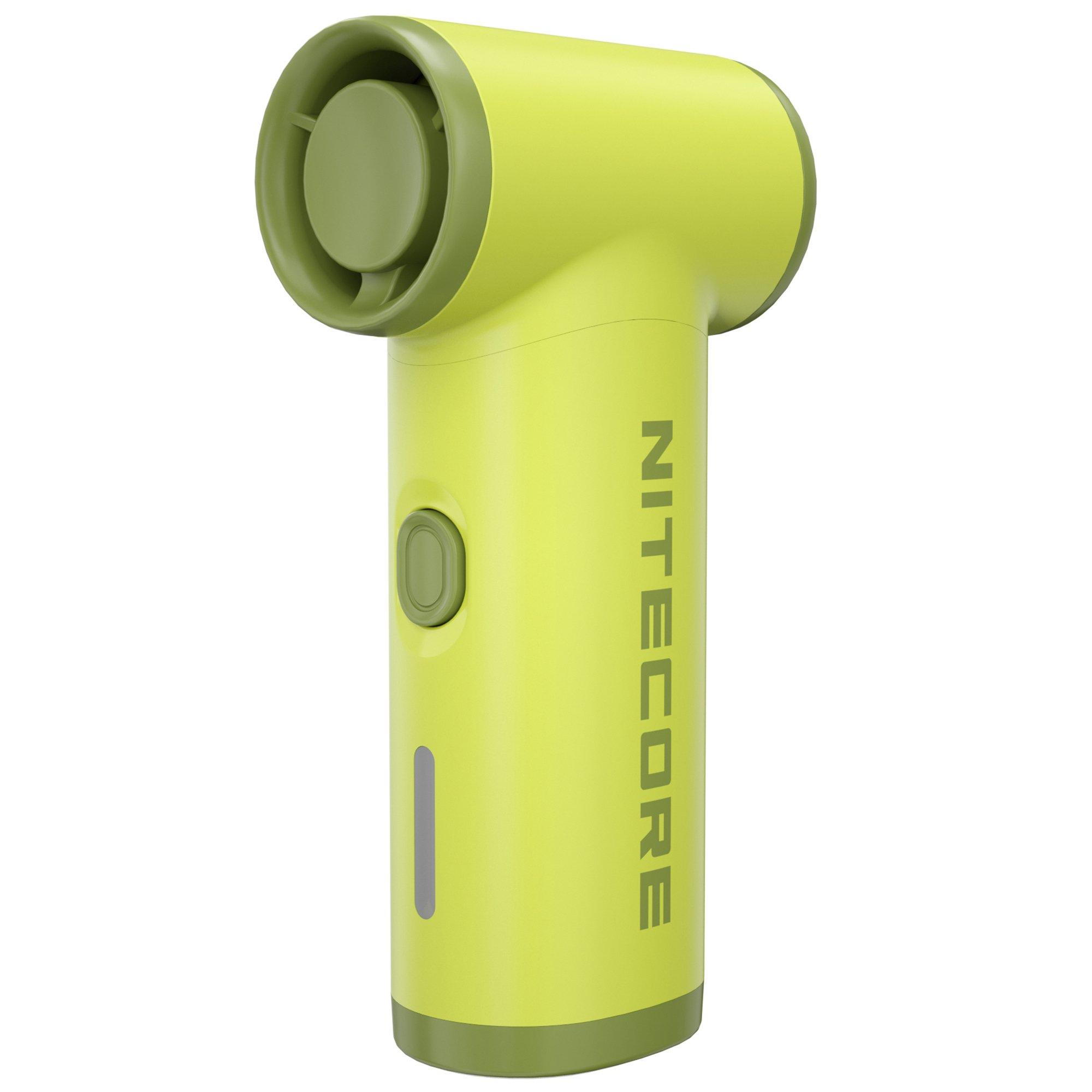 Nitecore NEF Nano High-Speed Handheld Fan, Neon Green